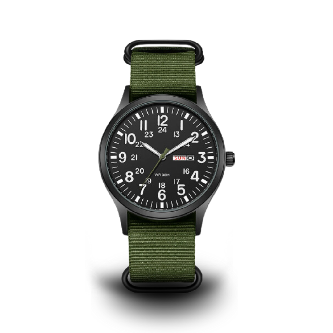 Men robust outdoor wristwatch