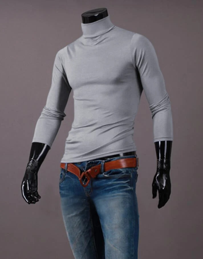 Men termo shirt with high neck - optimum vinterkomfort