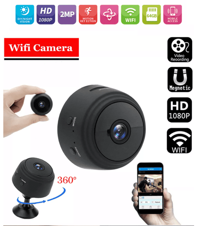 Mini HD Camera with Battery - 1080p Resolution | WiFi