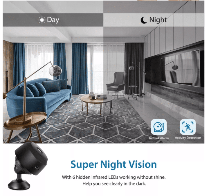 Mini HD Camera with Battery - 1080p Resolution | WiFi