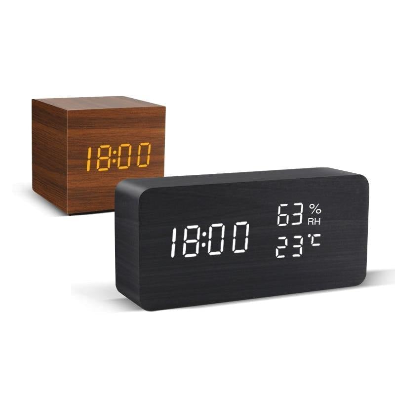 Modern digital vekker clock with *snooze function