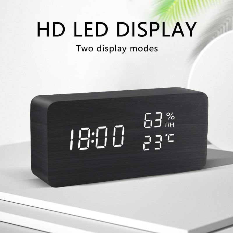 Modern digital vekker clock with *snooze function