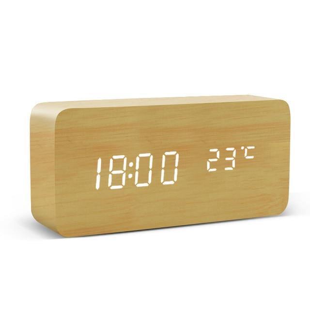 Modern digital vekker clock with *snooze function