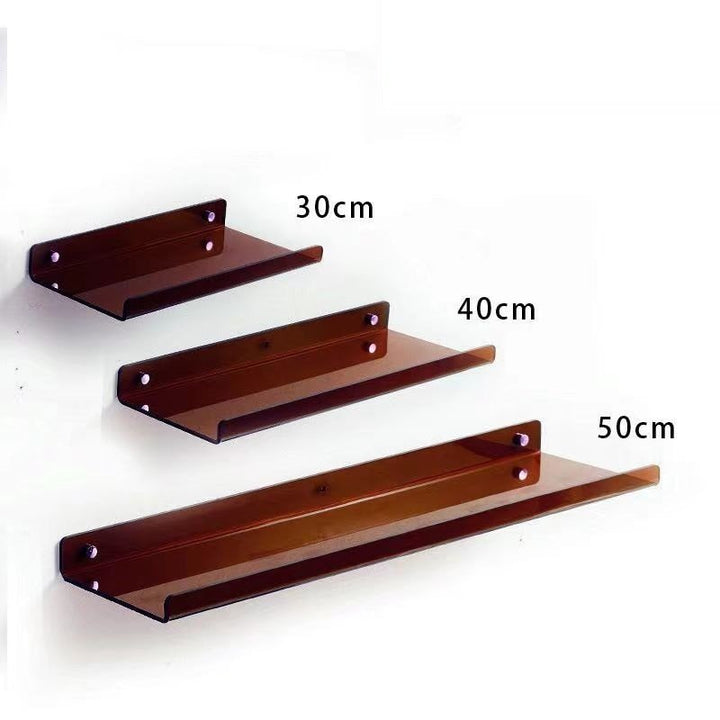 Modern fluently wall ledge - colourful and platsbe saving storage