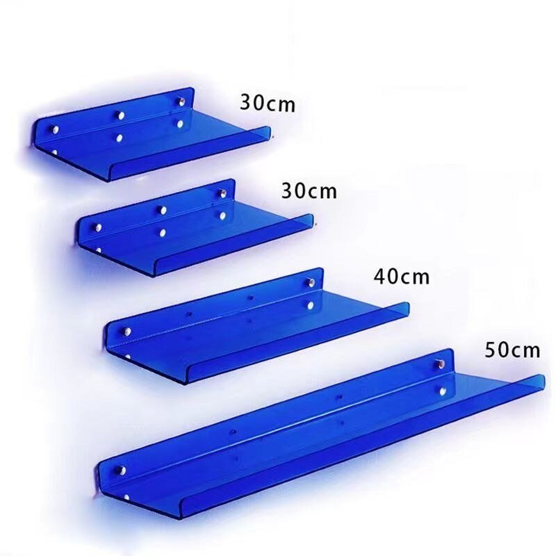 Modern fluently wall ledge - colourful and platsbe saving storage
