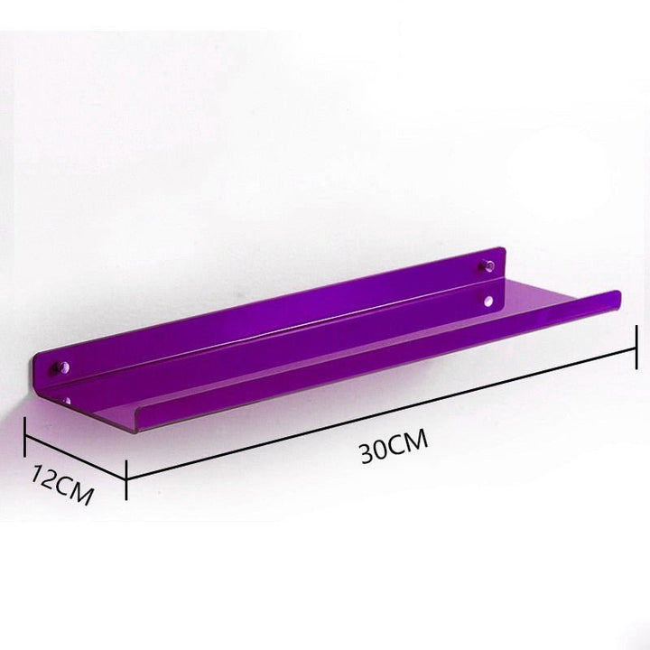 Modern fluently wall ledge - colourful and platsbe saving storage