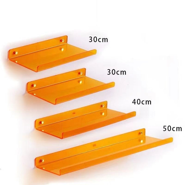 Modern fluently wall ledge - colourful and platsbe saving storage