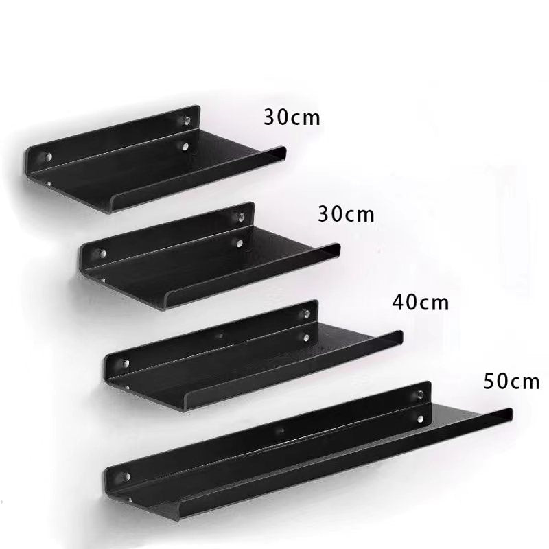 Modern fluently wall ledge - colourful and platsbe saving storage