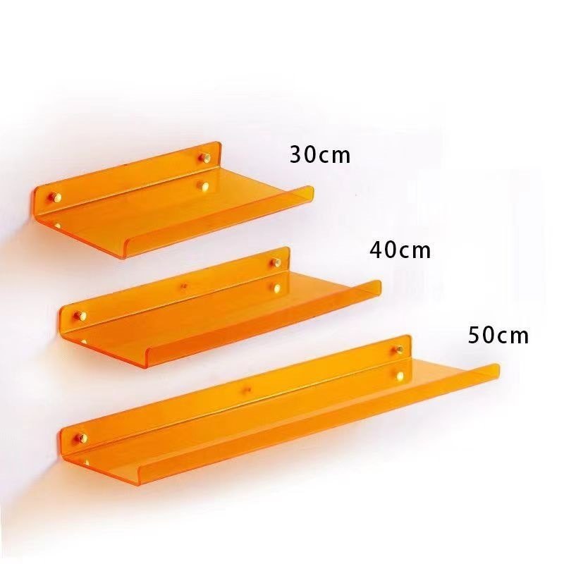Modern fluently wall ledge - colourful and platsbe saving storage