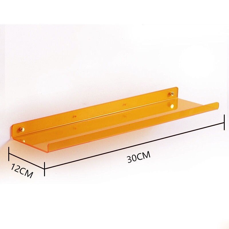 Modern fluently wall ledge - colourful and platsbe saving storage