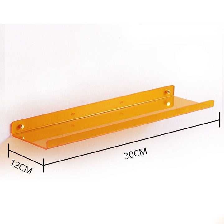 Modern fluently wall ledge - colourful and platsbe saving storage
