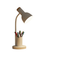 Modern led-bordslampa with penne socket for hamper office