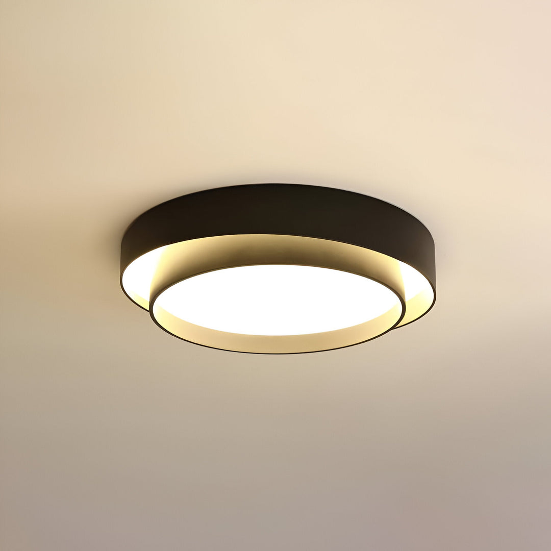 Modern LED Ceiling Lamp with Double Layer Design