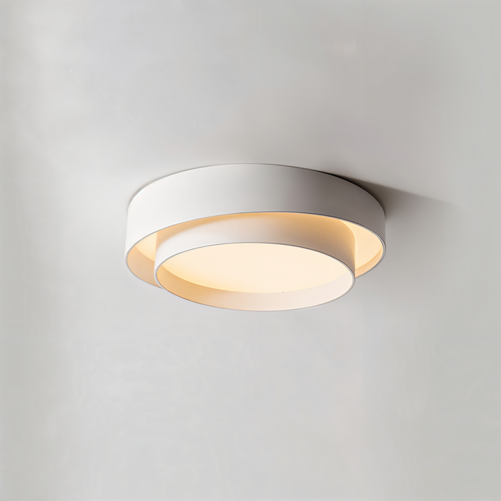Modern LED Ceiling Lamp with Double Layer Design