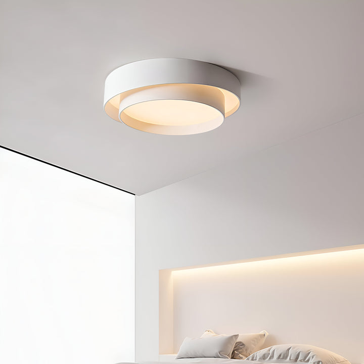 Modern LED Ceiling Lamp with Double Layer Design