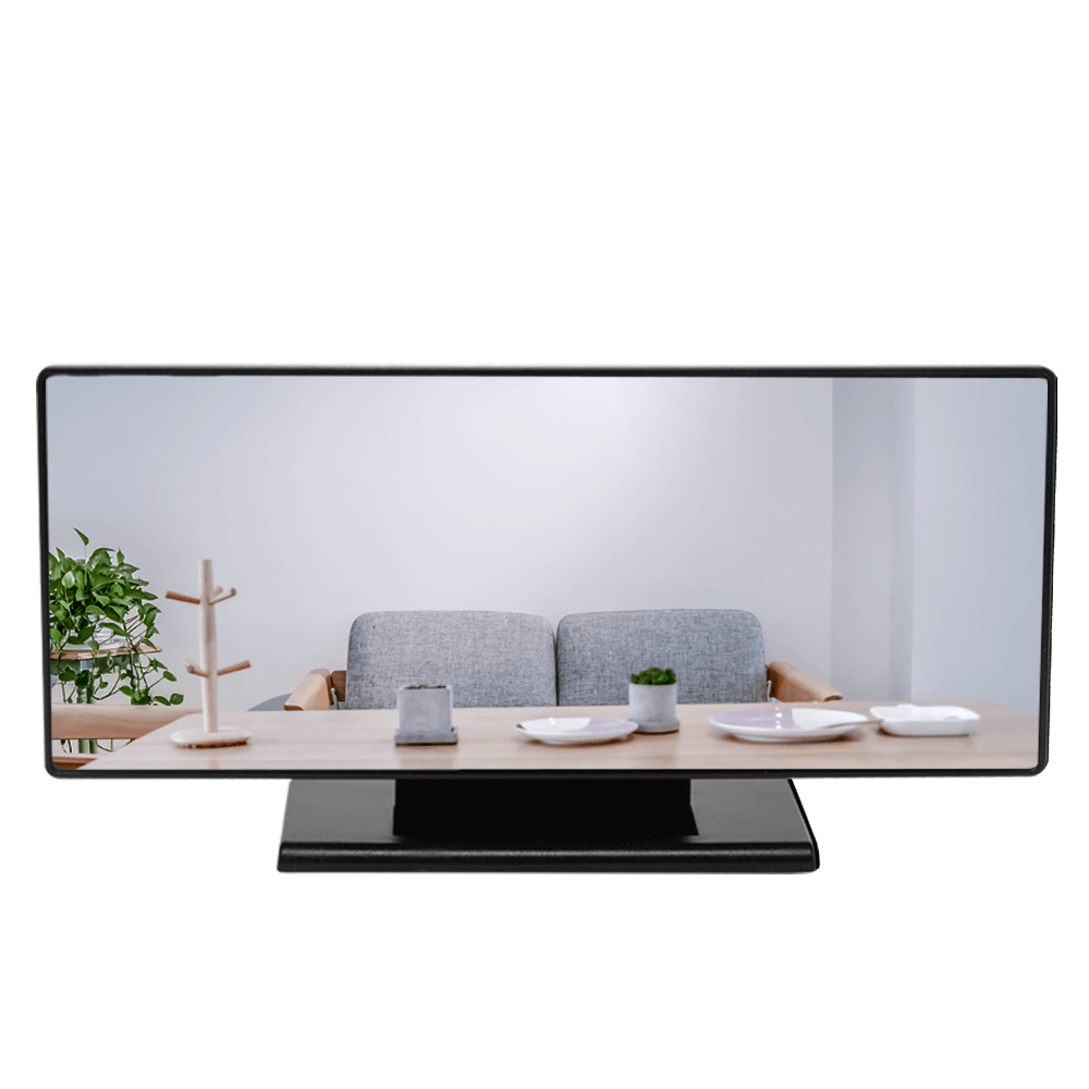 Clean suffered vekker clock with mirror screen and temperature viewing
