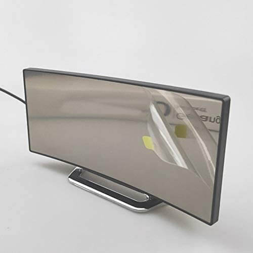 Clean suffered vekker clock with mirror screen and temperature viewing
