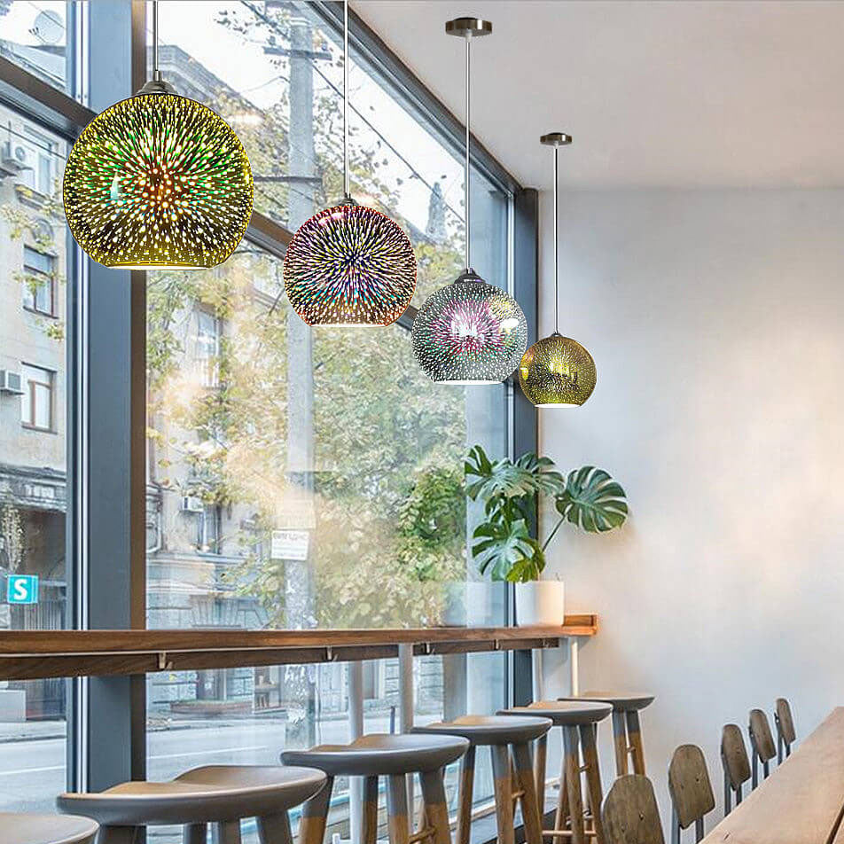 Modern Pendant Lamp with Unique 3D Design for the Home