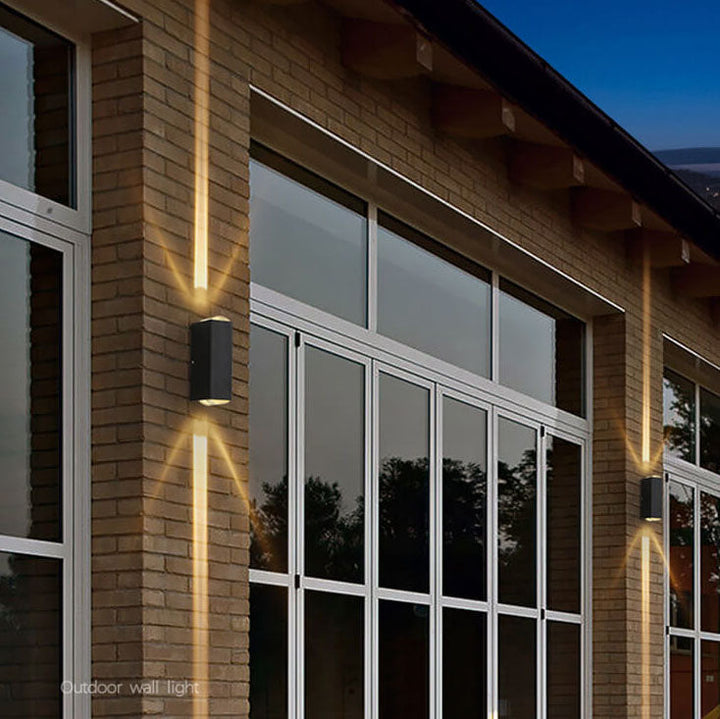 Modern Rectangular Outdoor Wall Lamp LED – 6W/10W