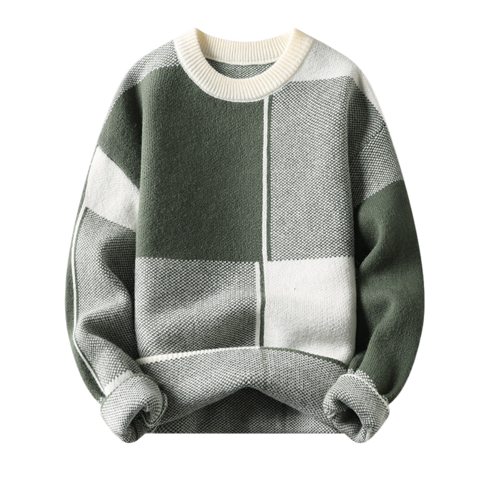 Men jumper knitted modern