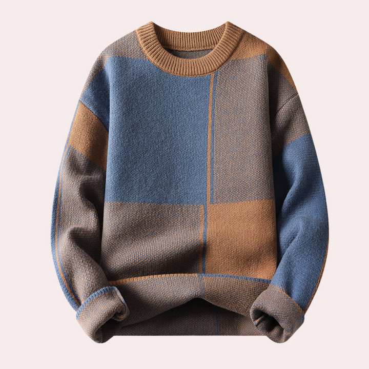Men jumper knitted modern