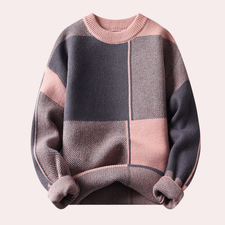 Men jumper knitted modern