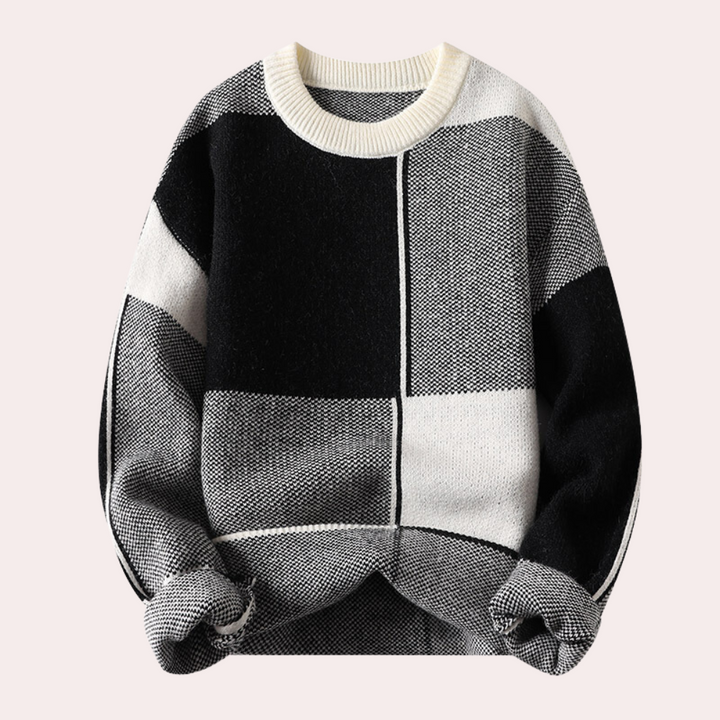 Men jumper knitted modern