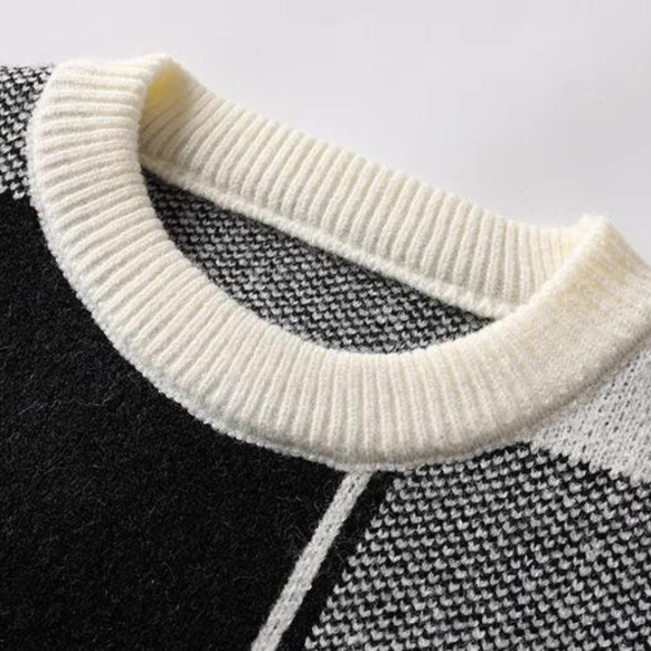 Men jumper knitted modern