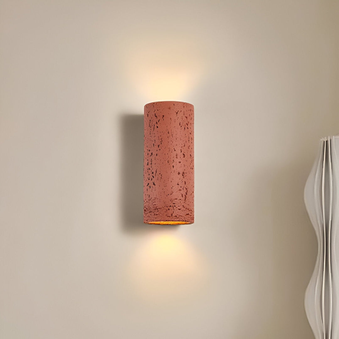 Modern suffered wall light with elegant up / down lighting