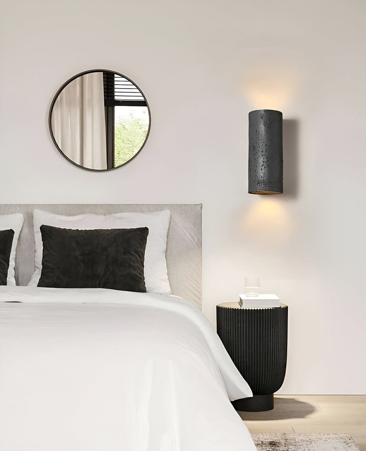 Modern suffered wall light with elegant up / down lighting