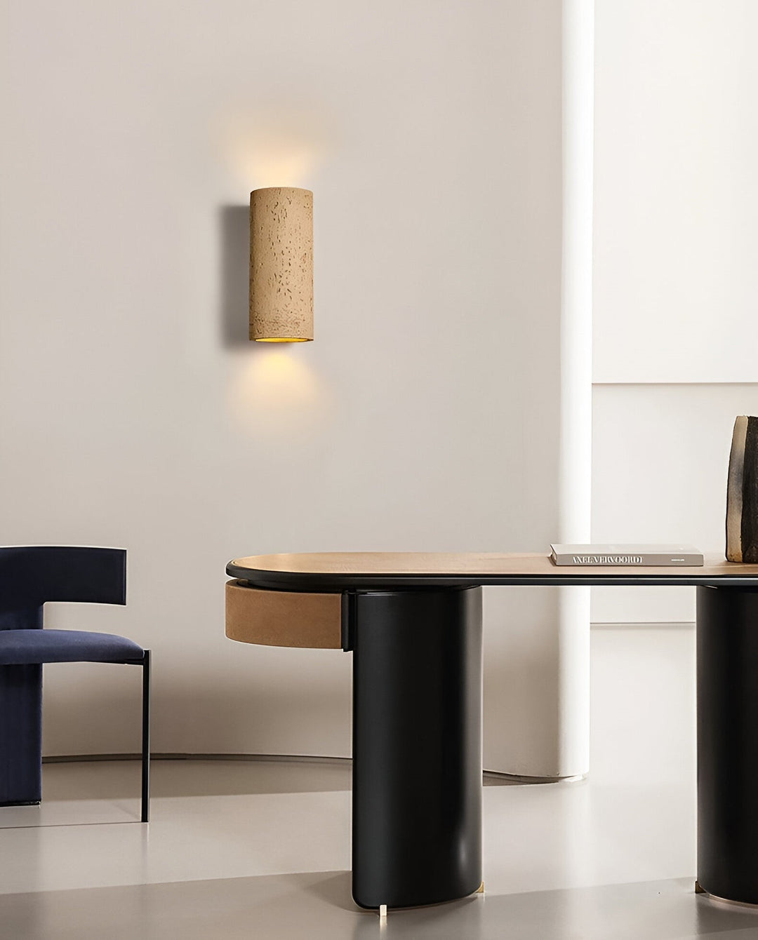 Modern suffered wall light with elegant up / down lighting