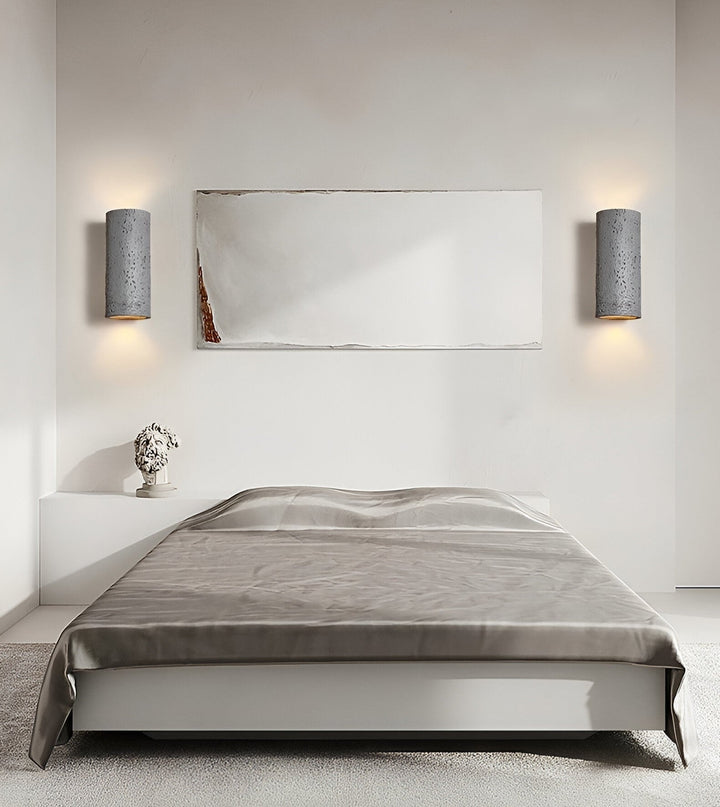 Modern suffered wall light with elegant up / down lighting