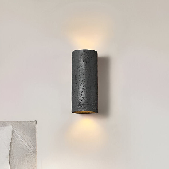 Modern suffered wall light with elegant up / down lighting