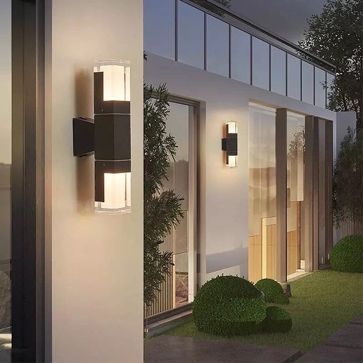 Outdoor Wall Lamp with Motion Sensor Modern Design for Entrances and Gardens