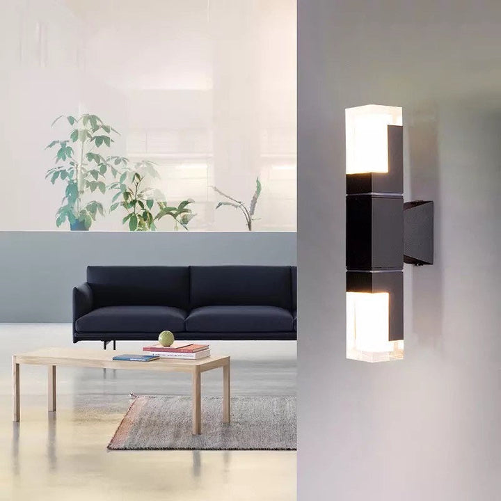 Outdoor Wall Lamp with Motion Sensor Modern Design for Entrances and Gardens