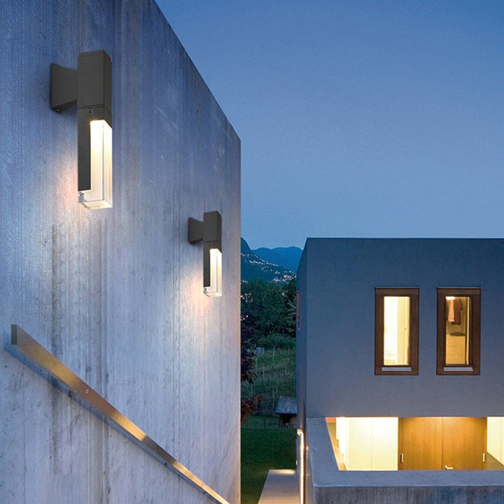 Outdoor Wall Lamp with Motion Sensor Modern Design for Entrances and Gardens