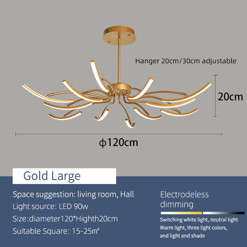 Modern Ceiling light - Luster Design with LED-light