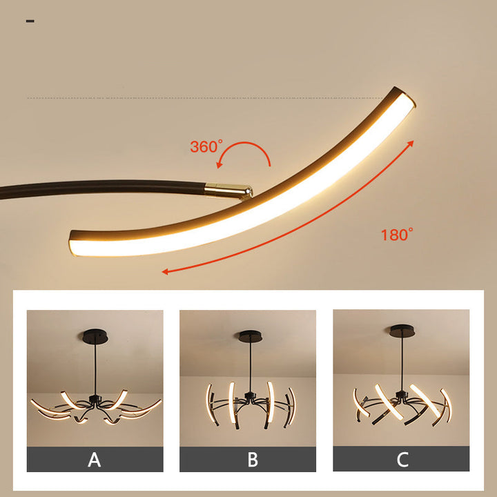 Modern Ceiling light - Luster Design with LED-light