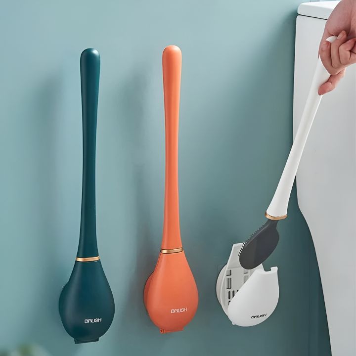 Modern veggmontert toalettbörste for hygienic swim roe