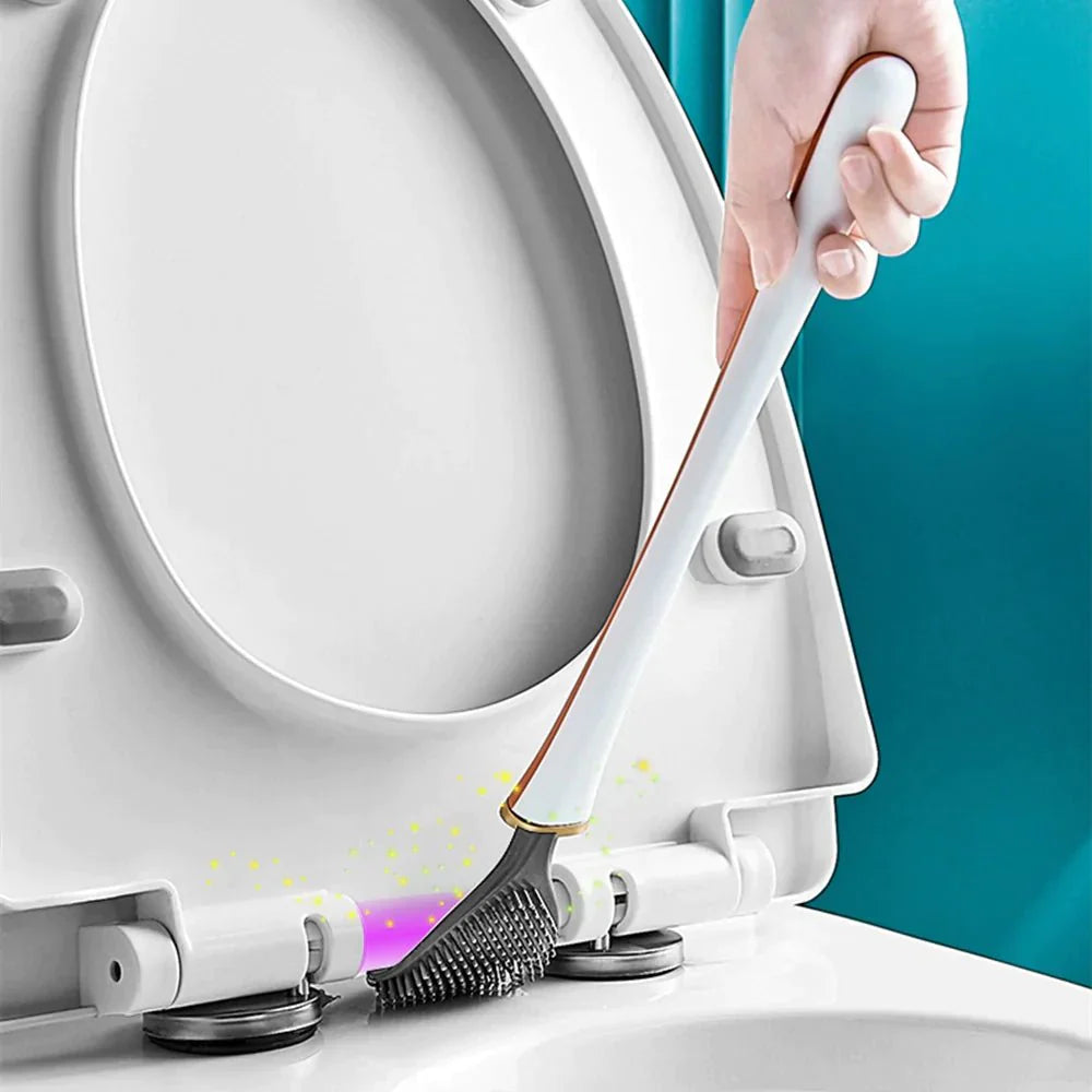 Modern veggmontert toalettbörste for hygienic swim roe
