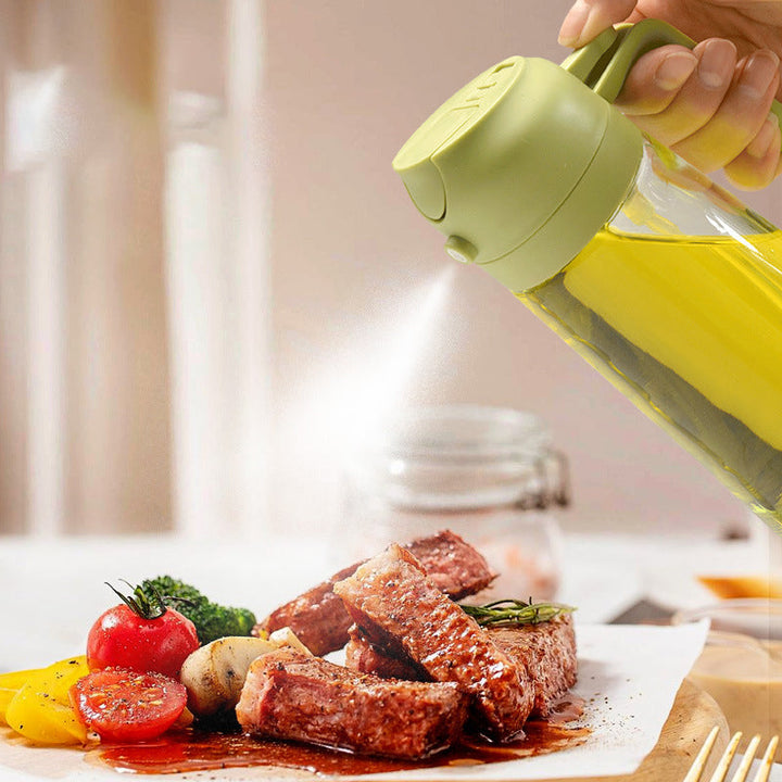 2 in 1 Oljespröyte and Dispenser – Glass | Multifunctional Kitchen tool