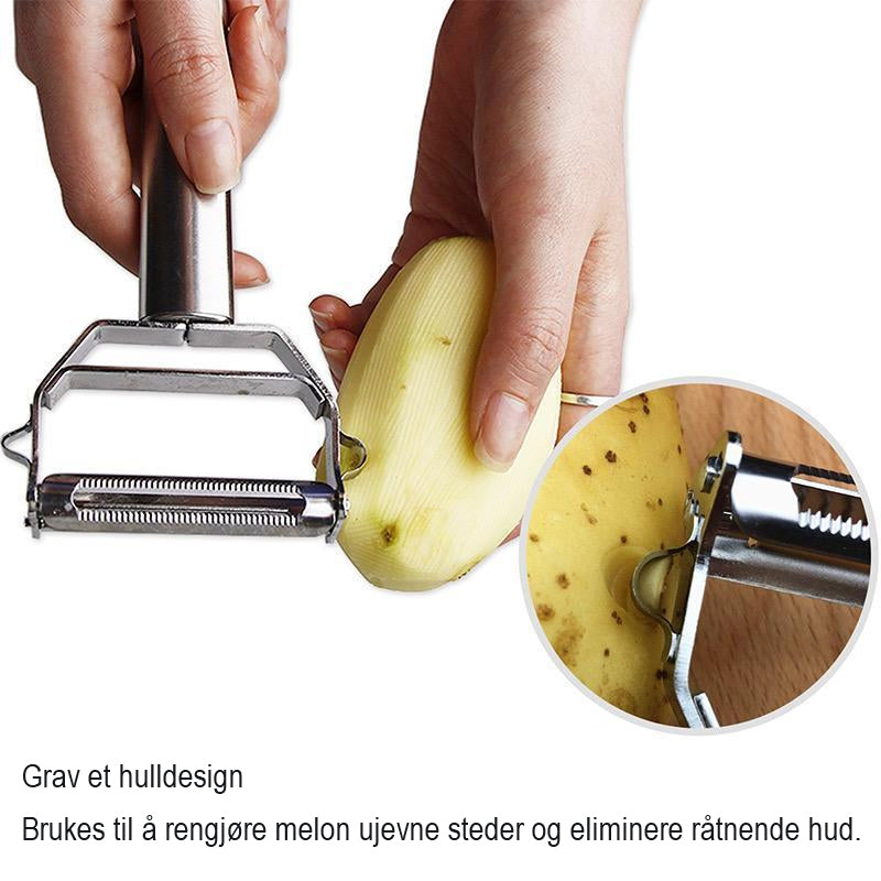 Multifunctional Grönnsaksskreller - Stainless Steel | Simple use
