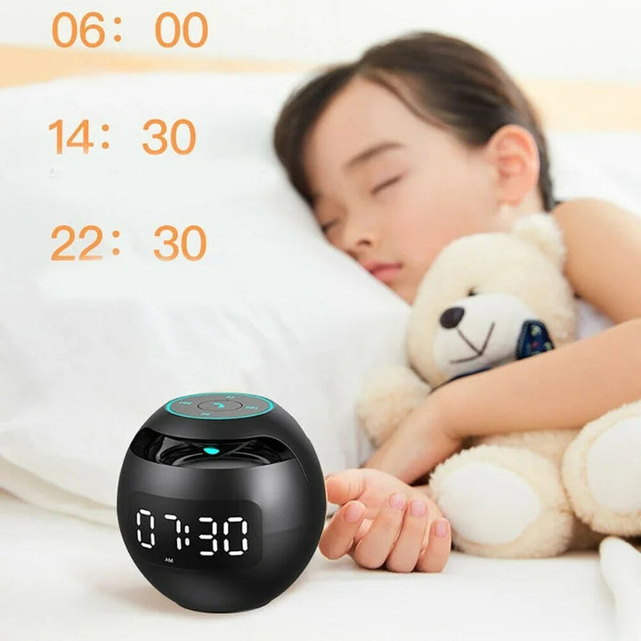 Multifunctional alarm clock with Bluetooth speaker