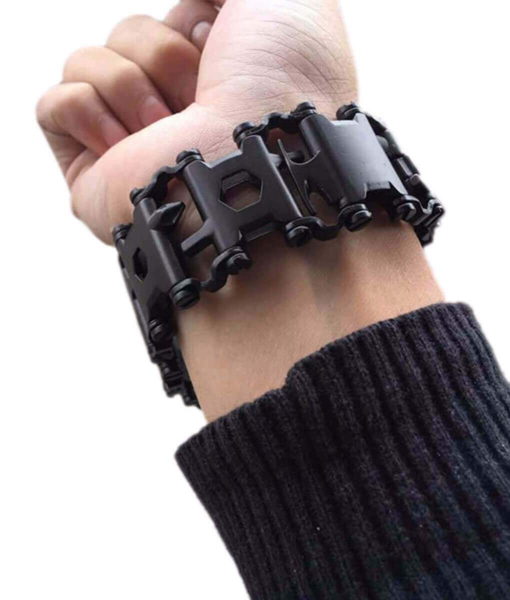 Unisex Multiverktöy Bracelet – 29 Features for Adventures