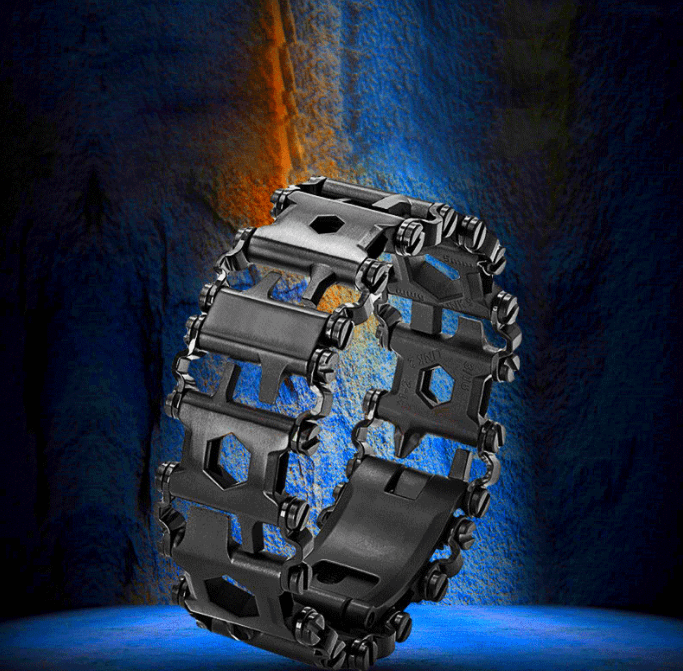 Unisex Multiverktöy Bracelet – 29 Features for Adventures