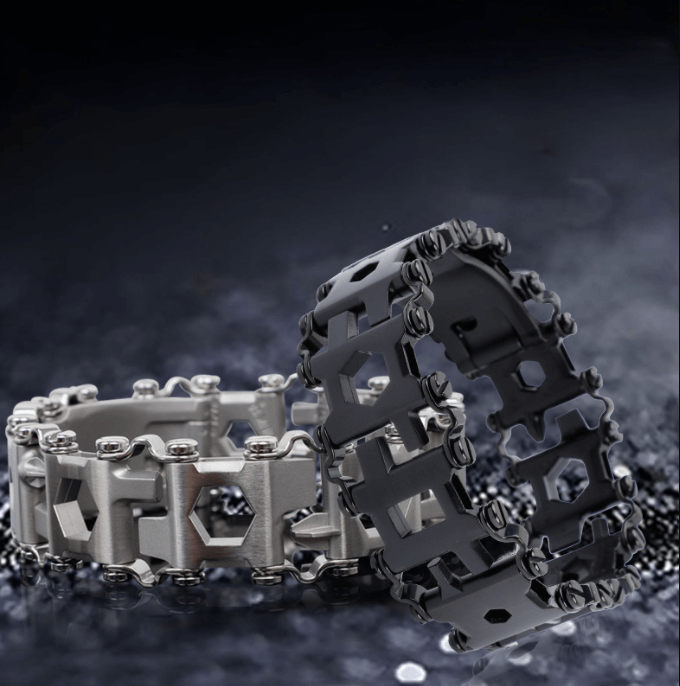 Unisex Multiverktöy Bracelet – 29 Features for Adventures