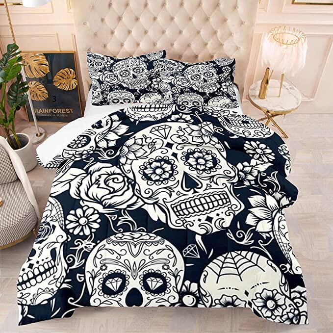 Unisex Skull Bed Sheet – Unique Comfort for Sleep Time