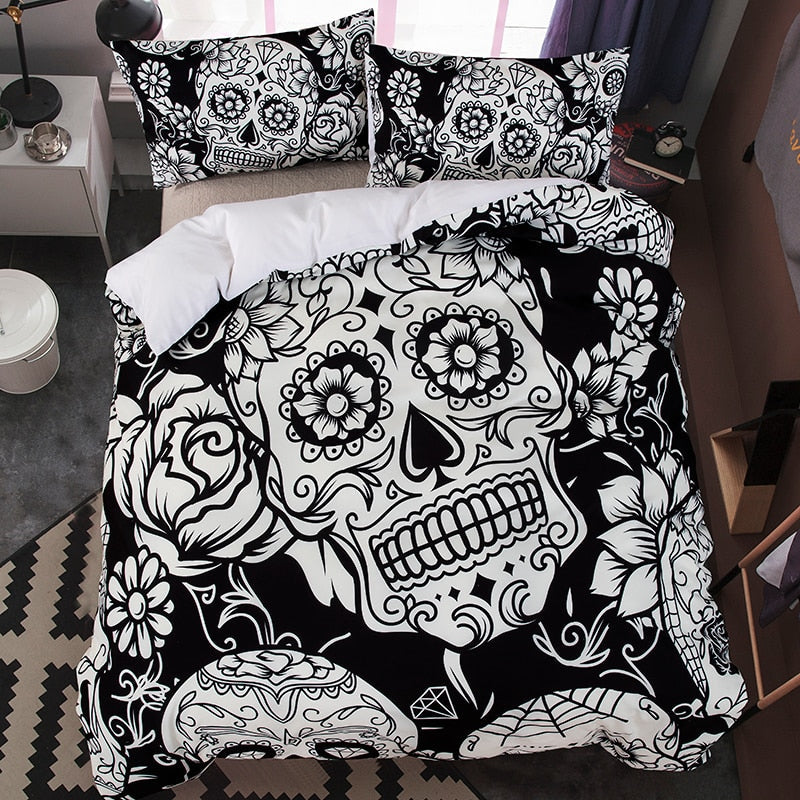 Unisex Skull Bed Sheet – Unique Comfort for Sleep Time