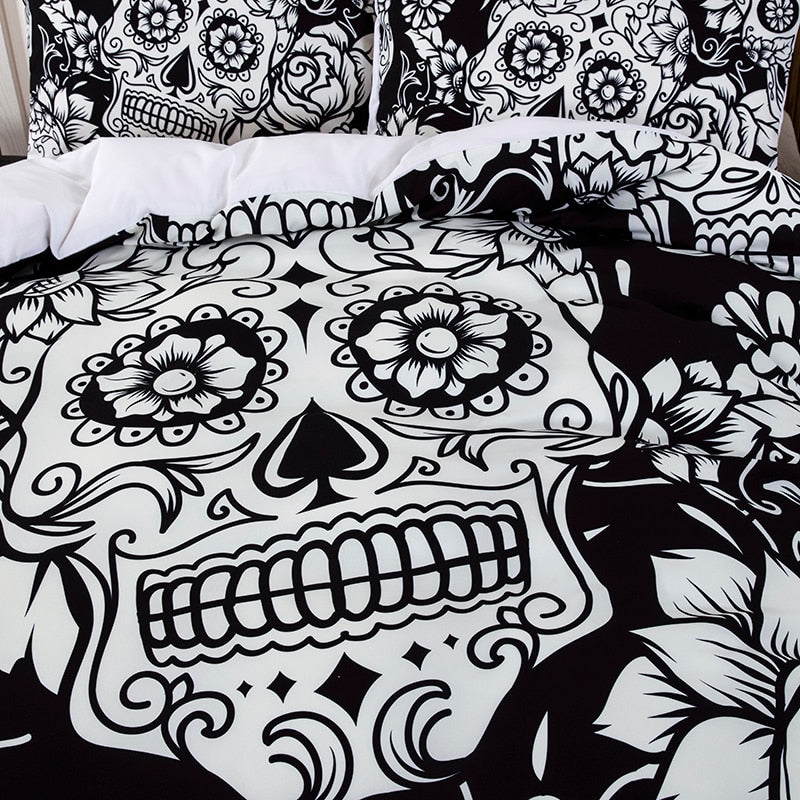 Unisex Skull Bed Sheet – Unique Comfort for Sleep Time