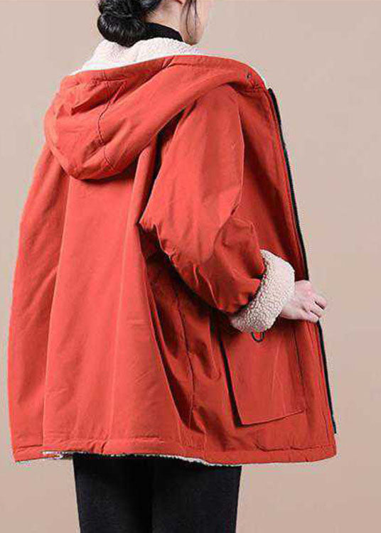 Women Winter parka with hood and Zip